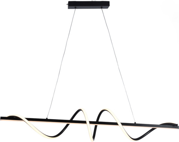 Изображение товара Потолочный светильник AksHome Wave-2 LED (100 см, черный)