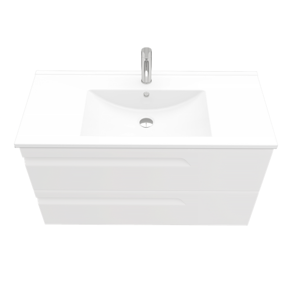 Изображение товара Тумба под умывальник Laparet Atlas 100 / LA-WCAB-100-122 (белый матовый)