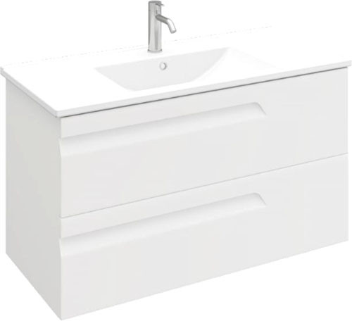 Изображение товара Тумба под умывальник Laparet Atlas 100 / LA-WCAB-100-122 (белый матовый)