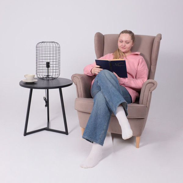 Изображение товара Ночник AksHome Cage E27 (черный)