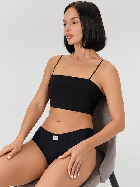 Изображение товара Комплект женских трусов Mark Formelle 412491-3 (р.90, черный-10/декор)