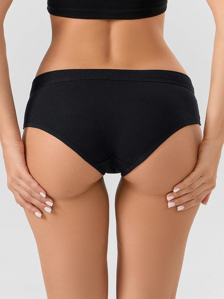 Изображение товара Комплект женских трусов Mark Formelle 412491-3 (р.90, черный-10/декор)