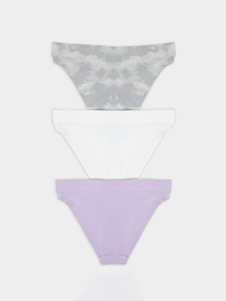 Изображение товара Комплект женских трусов Mark Formelle 412542-3 (р.110, белый-1/декор)