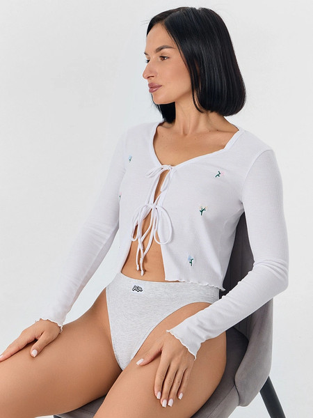 Изображение товара Комплект женских трусов Mark Formelle 412542-3 (р.94, серый меланж 4306-А-1/декор)