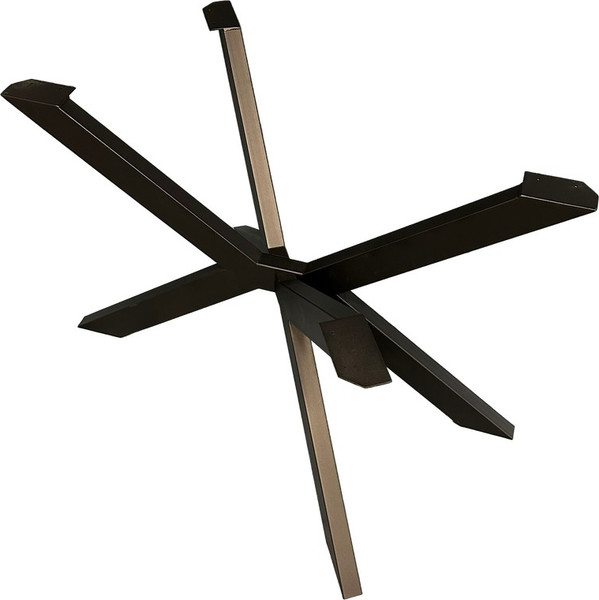 Изображение товара Обеденный стол Iva-Wood 160x80 Натуральный дуб (край натуральный, подстолье металл паук)