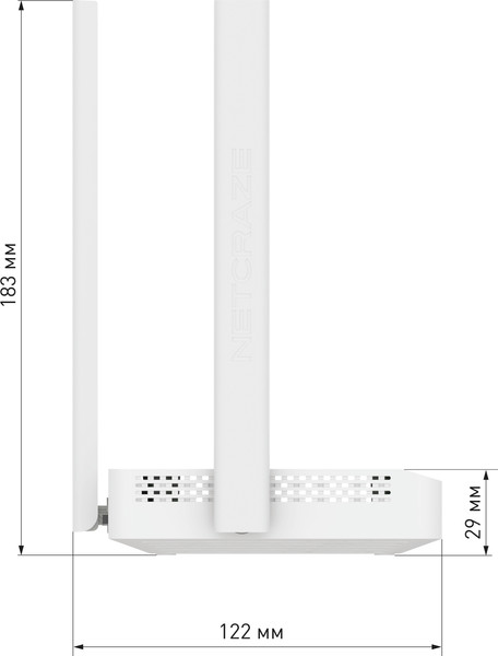 Изображение товара Беспроводной маршрутизатор Netcraze Speedster NC-3013