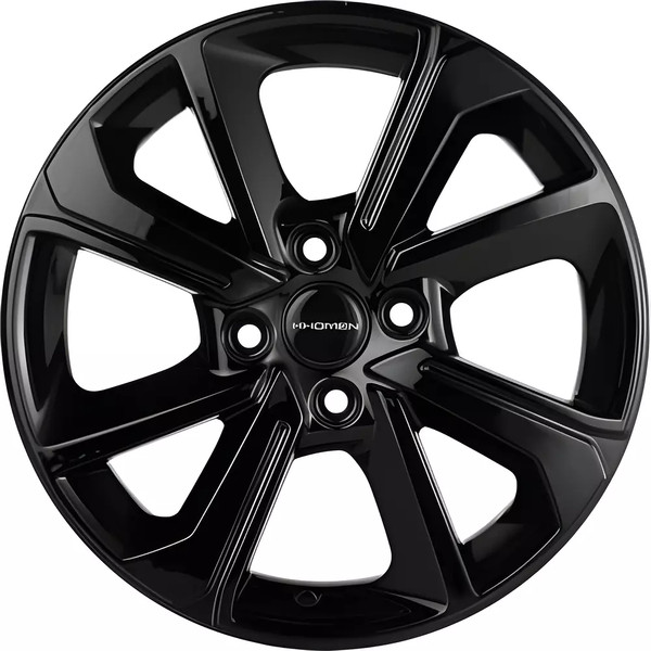 Изображение товара Литой диск Khomen KHW1501 Nexia 15x6" 4x100мм DIA 56.6мм ET 45мм Black