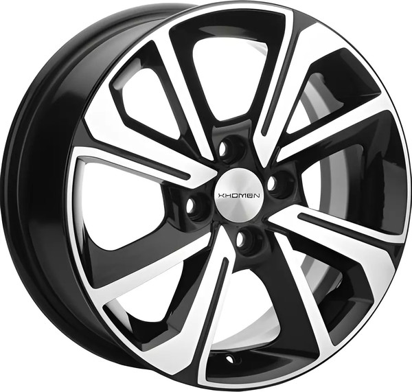 Изображение товара Литой диск Khomen KHW1501 Nexia 15x6" 4x100мм DIA 56.6мм ET 45мм Black FP