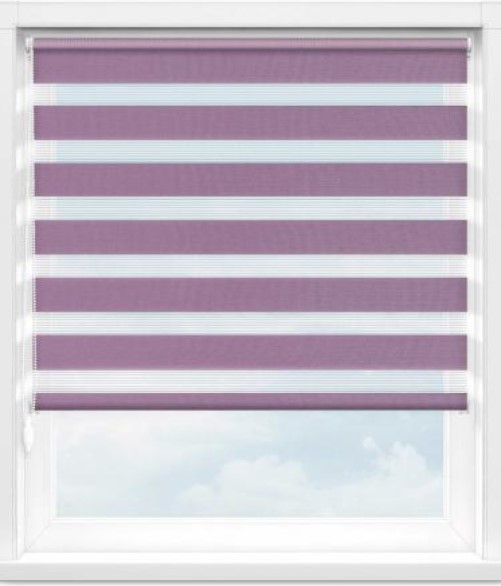 Изображение товара Рулонная штора Jalux День-Ночь Софт s 8 40x160 (бледно-бордовый)