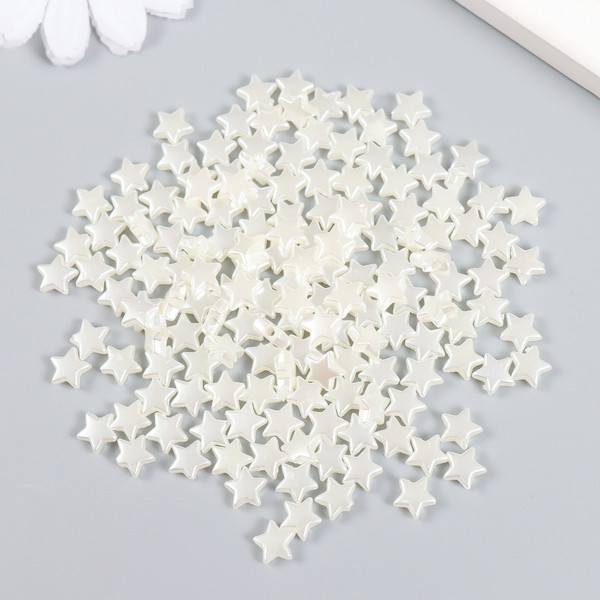 Изображение товара Набор бусин декоративных Арт Узор Жемчужные звезды / 9284074