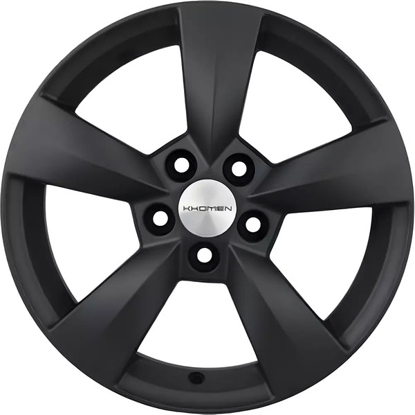 Изображение товара Литой диск Khomen KHW1504 Polo 15x6" 5x100мм DIA 57.1мм ET 40мм Black Matt