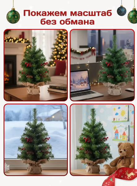 Изображение товара Ель искусственная Homa 23108-60CM