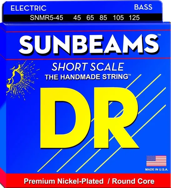 Изображение товара Струны для бас-гитары DR Sunbeams SNMR5-45 45-125