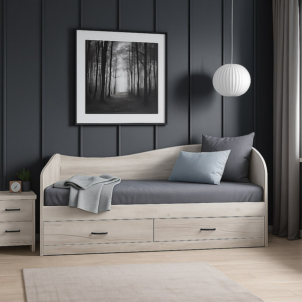 Изображение товара Кровать-тахта Мебель-Класс Лагуна-2 90x200 (дуб монте-карло)