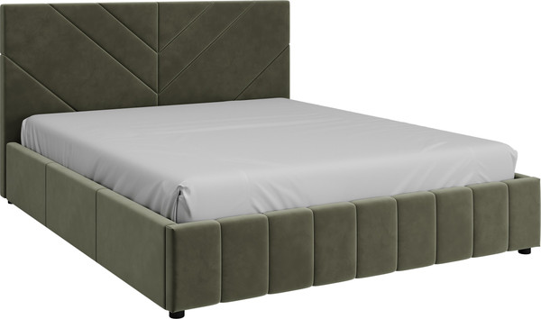 Изображение товара Полуторная кровать Bravo Мебель Нельсон Линия 120х200 с ПМ стандарт 1 вариант (тростниковый)