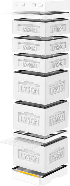 Изображение товара Улей Lyson Дадан На 12 Рамок / K128W (неокрашенный)