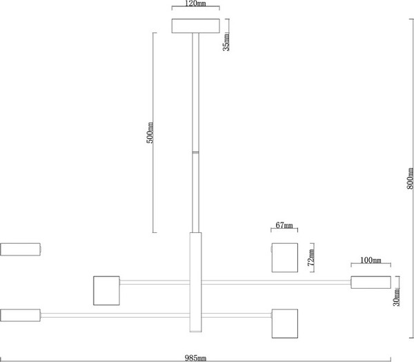 Изображение товара Люстра Arte Lamp A2476PL-40BK