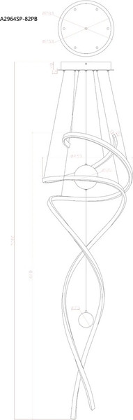 Изображение товара Люстра Arte Lamp A2964SP-82PB