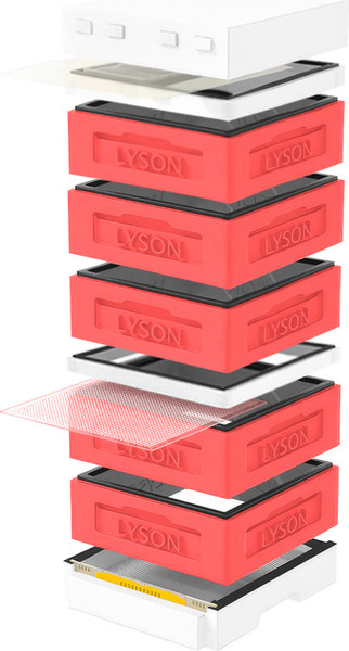 Изображение товара Улей Lyson Дадан На 12 Рамок / K129ORW (красный/неокрашенный)