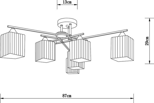 Изображение товара Люстра Arte Lamp A4497PL-6AB