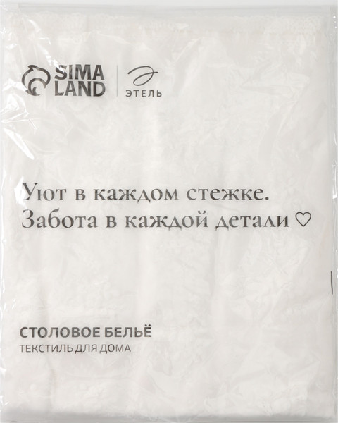 Изображение товара Скатерть Этель 10892193 (белый)
