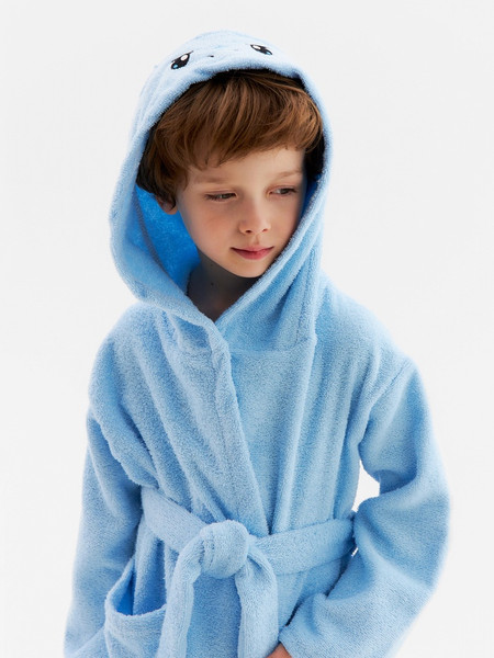 Изображение товара Халат детский Этель Акула / 9948331 (р.32, голубой)