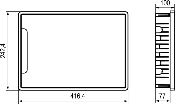 Изображение товара Бокс пластиковый DKC Frame 18M / F18B1WD