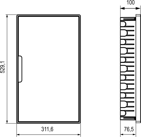 Изображение товара Бокс пластиковый DKC Frame 36M / F36B1WD