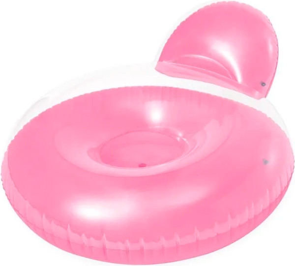 Изображение товара Надувной плот Intex Pillow-Back Lounges / 58889 (розовый)