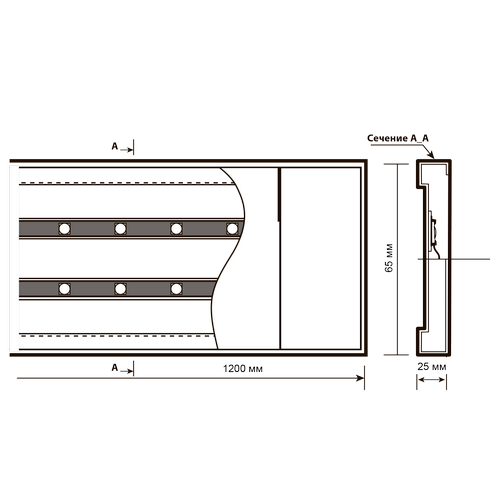Изображение товара Светильник линейный JAZZway PPO-02 Spec 20W Opal / 5066137