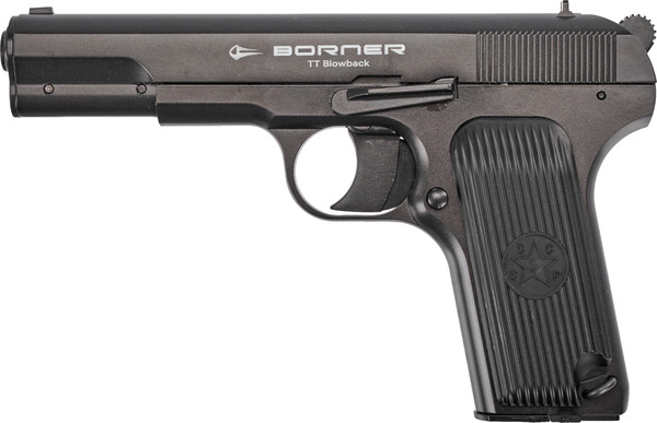 Изображение товара Пистолет пневматический BORNER TT Blowback до 3Дж кал 4.5мм