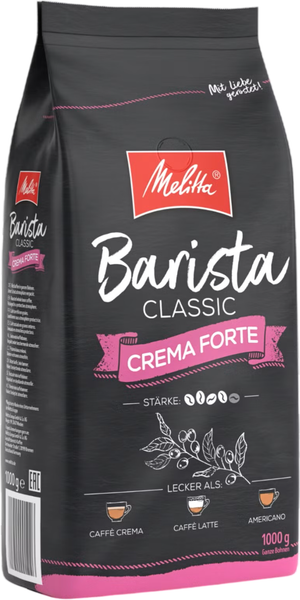Изображение товара Кофе в зернах Melitta Barista Crema Forte (1кг)