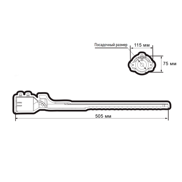 Изображение товара Светильник уличный JAZZway PSL 09 50Вт 5000К GR IP65 ДКУ / 5066113