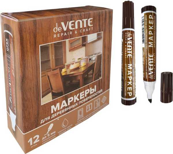 Изображение товара Маркер специальный deVente Repair. Для деревянных поверхностей / 5044408 (орех)