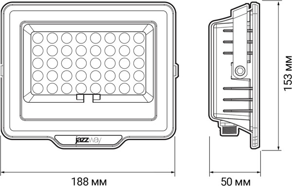 Изображение товара Прожектор JAZZway PFL Solar 100 6500К IP65 / 5044418