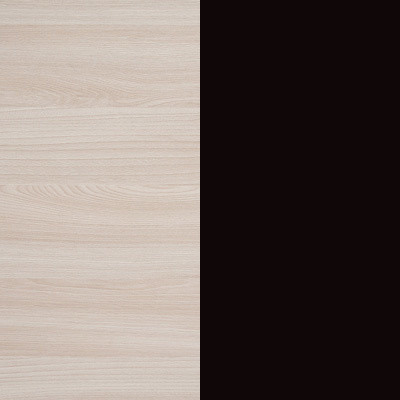 Изображение товара Полуторная кровать Proson Milton с ПМ 120x200 (ясень шимо светлый/черный)