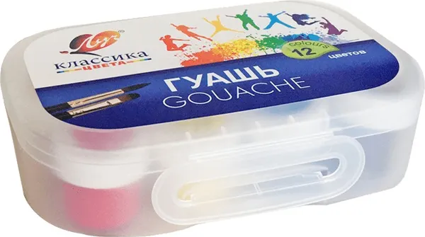 Изображение товара Гуашь ЛУЧ Классика / 33С 2175-08 (12цв)