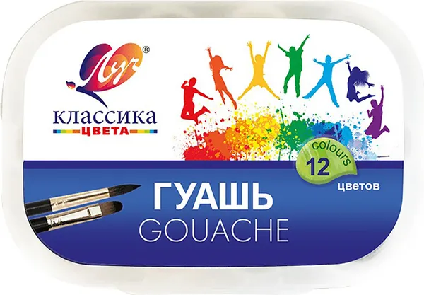 Изображение товара Гуашь ЛУЧ Классика / 33С 2175-08 (12цв)