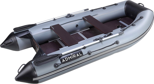 Изображение товара Надувная лодка Адмирал АМ-305 C (серый/черный)