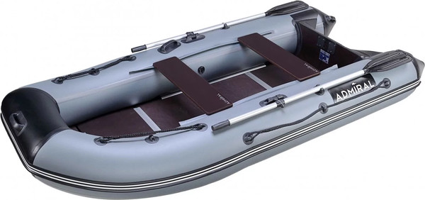 Изображение товара Надувная лодка Адмирал АМ-305 C (серый/черный)