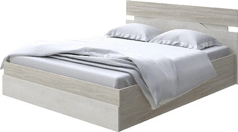 Изображение товара Двуспальная кровать Proson Milton с ПМ 160x190 (ясень шимо светлый/дуб шамони светлый 124)