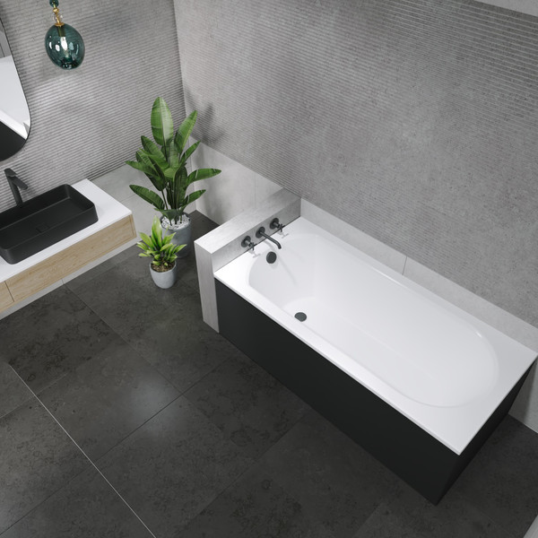 Изображение товара Ванна акриловая Lauter Haven 150 / 21202005 (с ножками и сифоном 21Y31002 белый)
