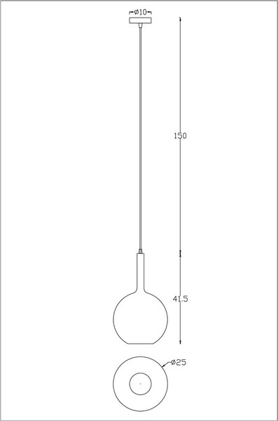 Изображение товара Потолочный светильник Arte Lamp A2725SP-1SG