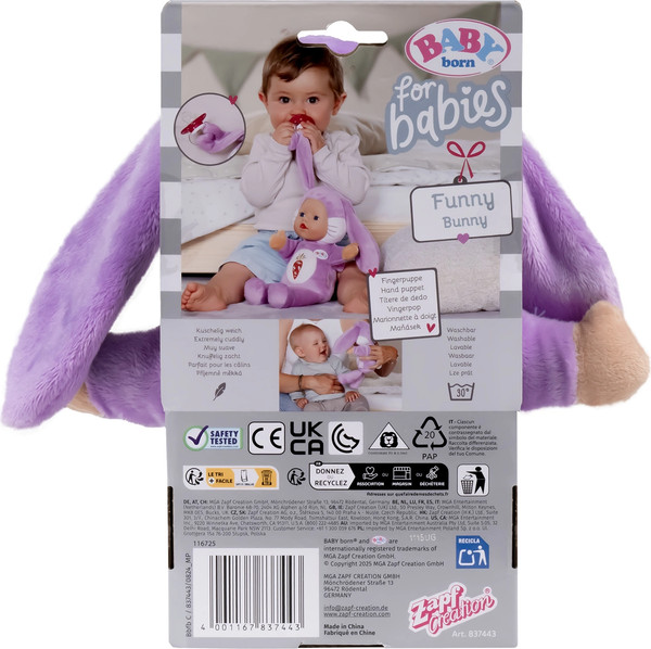 Изображение товара Пупс Baby Born Веселый зайка / 65547