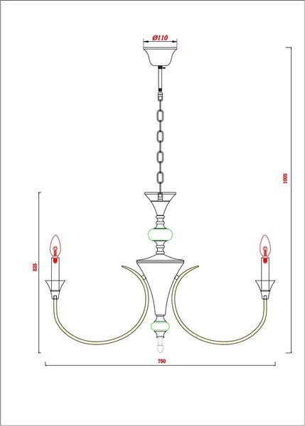 Изображение товара Люстра Arte Lamp A4094LM-8PB