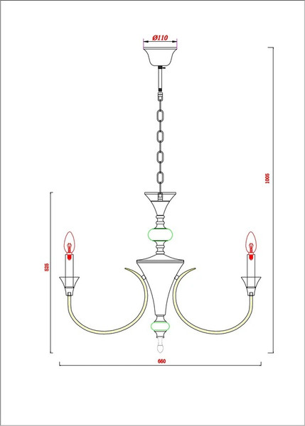 Изображение товара Люстра Arte Lamp A4094LM-6PB