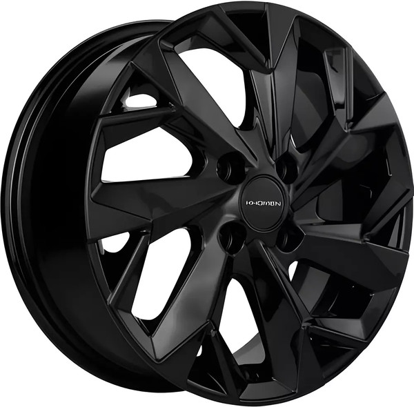 Изображение товара Литой диск Khomen KHW1508 Logan/Sandero 15x6" 4x100мм DIA 60.1мм ET 40мм (Black)
