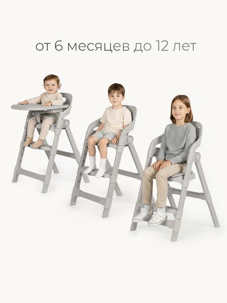 Изображение товара Стульчик для кормления Tomix Cindy / YY012 (серый)