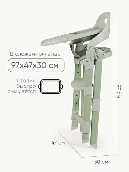 Изображение товара Стульчик для кормления Tomix Cindy / YY012 (зеленый)