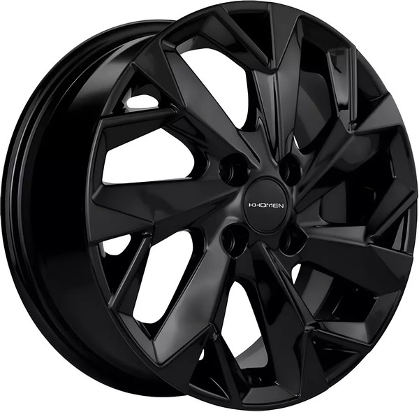 Изображение товара Литой диск Khomen KHW1508 Lada Vesta 15x6" 4x100мм DIA 60.1мм ET 50мм Black